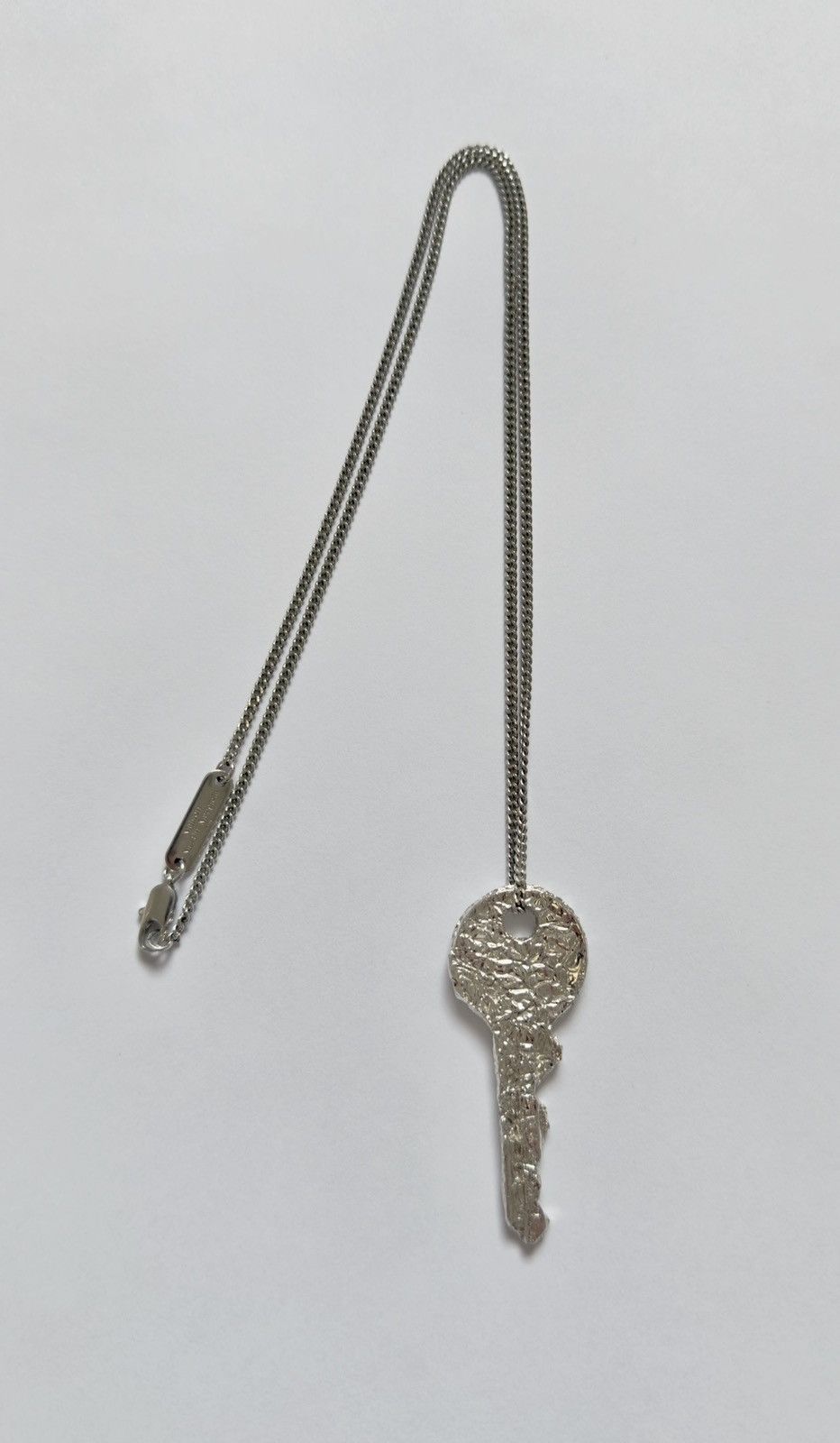 Maison Margiela S/S 10 ‘Silver Foil Key’ Chain Necklace Size ONE SIZE - 2 Thumbnail