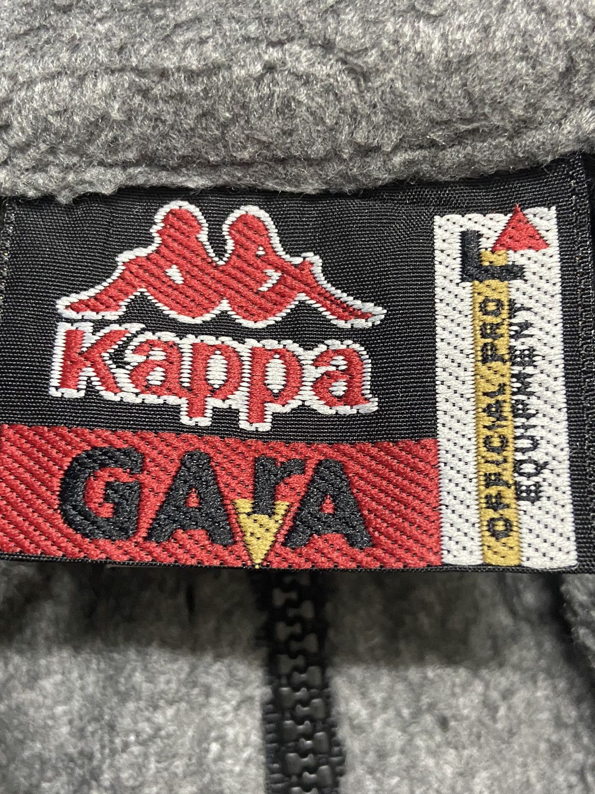 Kappa × Vintage Vintage Kappa Sidetape Big Logo Fleece Jacket Size US L / EU 52-54 / 3 - 5 Thumbnail