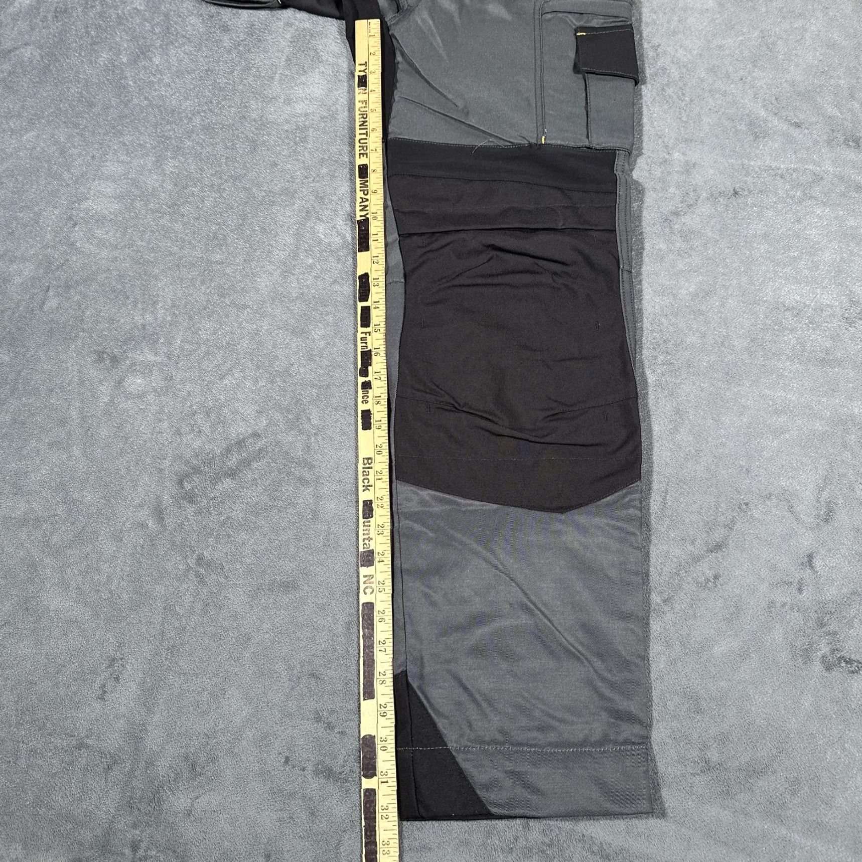 Doublet Cepovett Safety Cargo Work Pants Men's XL Charcoal Gray Utility Double Knee Size US 36 / EU 52 - 5 Thumbnail