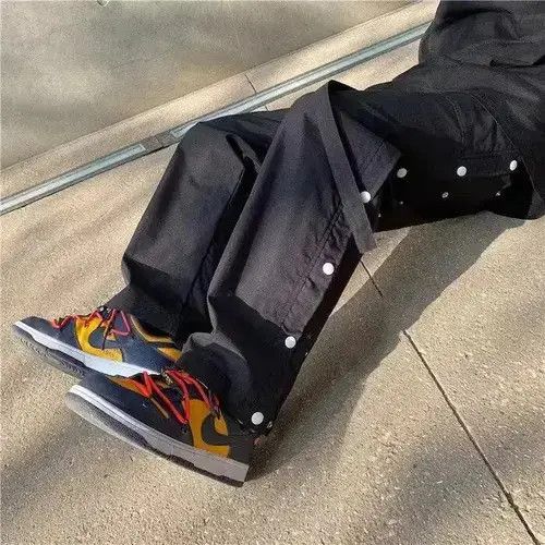 Other Detachable Side Split Leg Pants, Men Pants Size US 30 / EU 46 - 2 Thumbnail