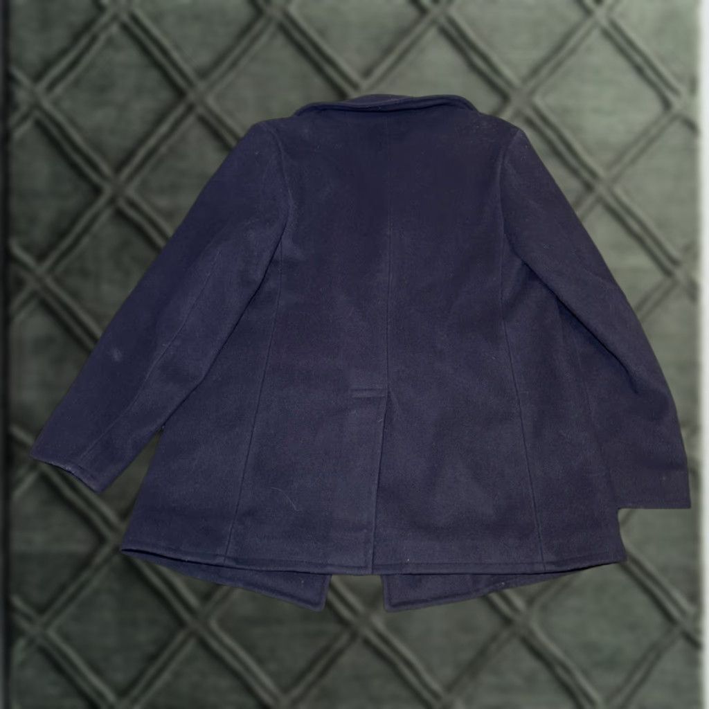 Vintage VINTAGE US Navy Pea Coat Mens 36 100% Wool Trenton Sportswear 1968 Blue Size US XXS / EU 40 - 1 Thumbnail