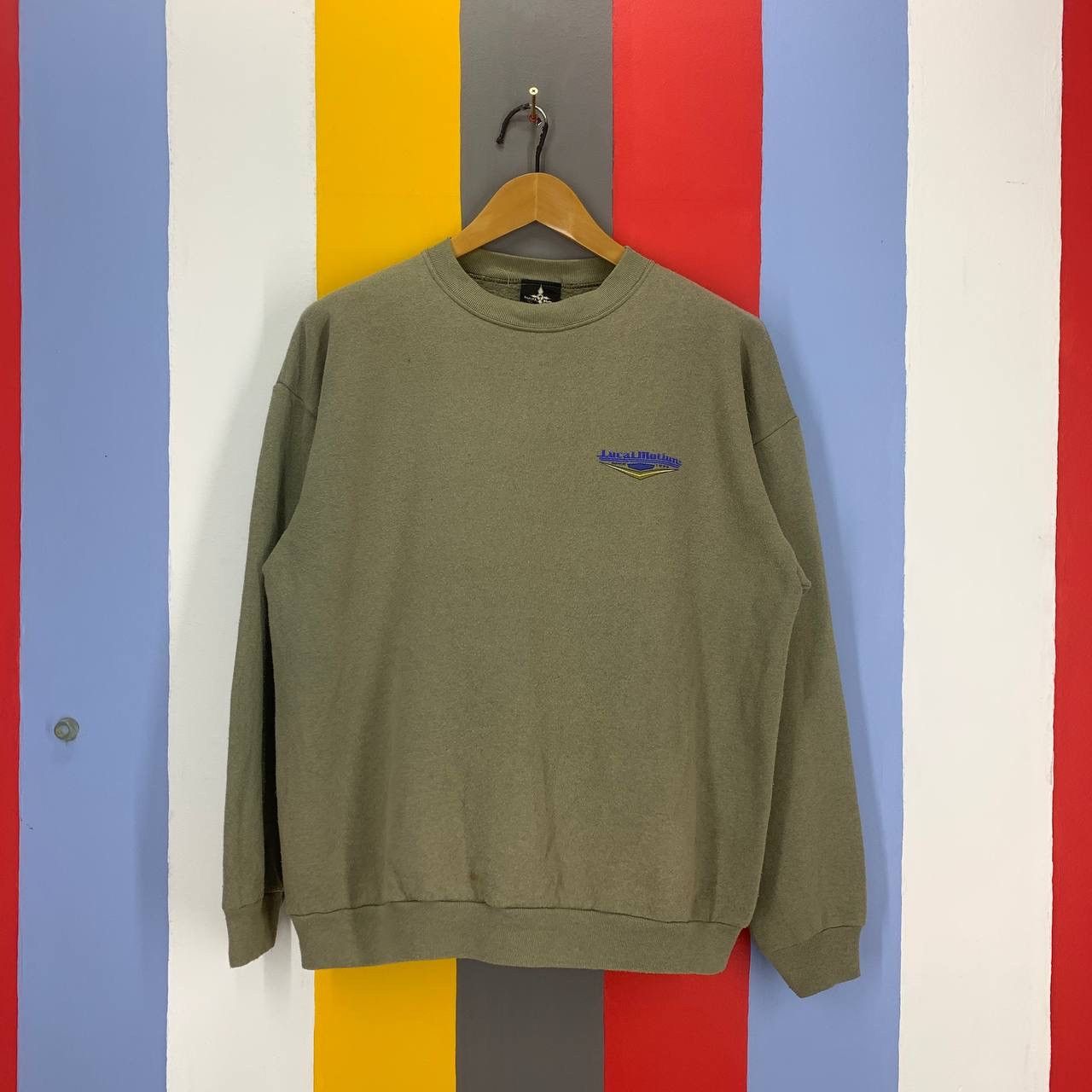 Vintage 90s Vintage LOCAL MOTION 50/50 Sweatshirt #2336/25 Size US L / EU 52-54 / 3 - 4 Thumbnail