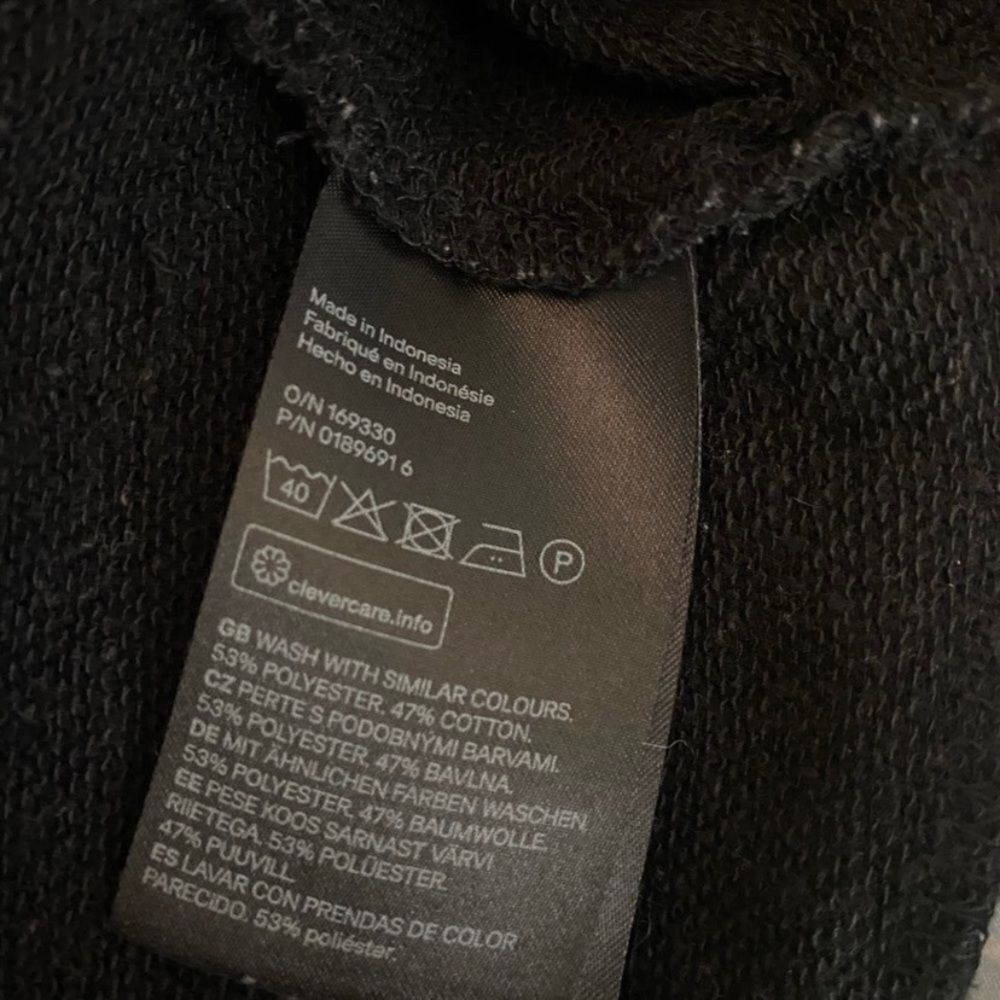 Divided H&M Divided Black Crewneck Sweatshirt Size L Long Sleeve Pul Size L / US 10 / IT 46 - 6 Thumbnail
