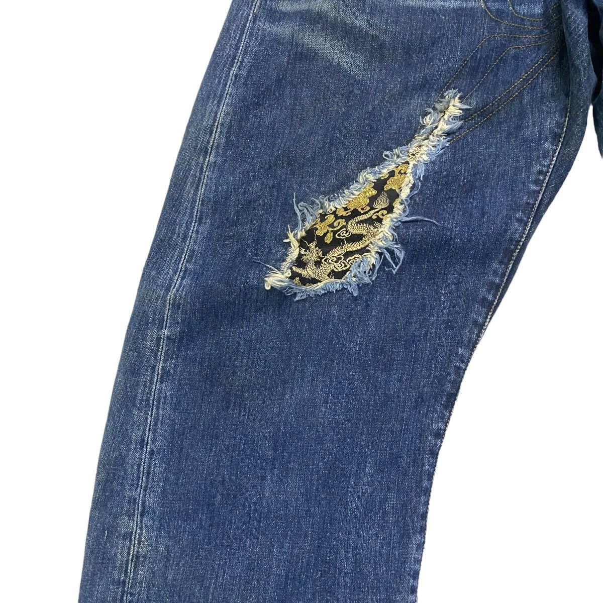 Fiberops FIBEROPS Denim Patchwork Jeans Size US 34 / EU 50 - 6 Thumbnail