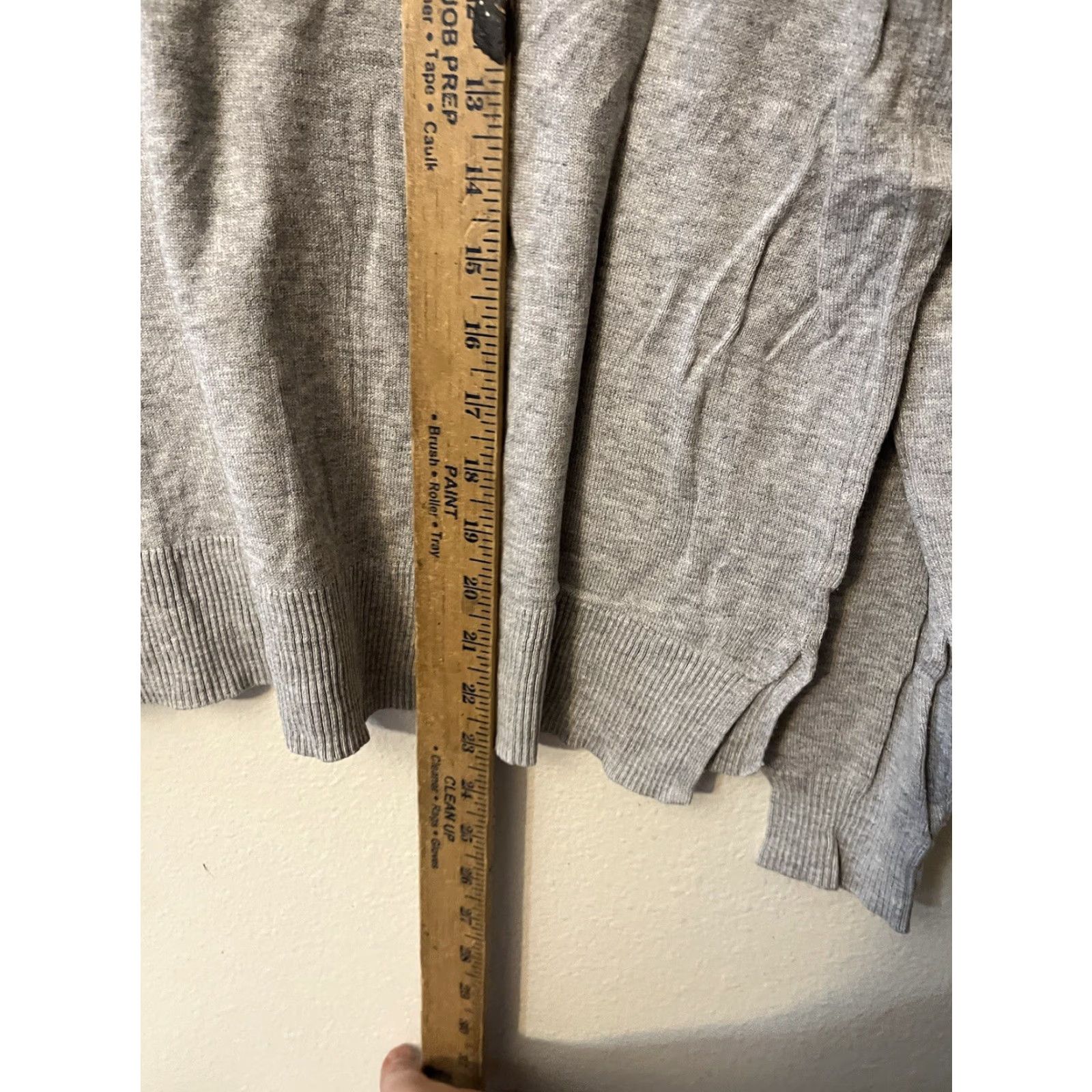 H&M H&M Women’s Knit Sweater Gray Basics Size M Pullover Knitted Cotton Long Sleeve Round Neck Women Size M / US 6-8 / IT 42-44 - 4 Thumbnail