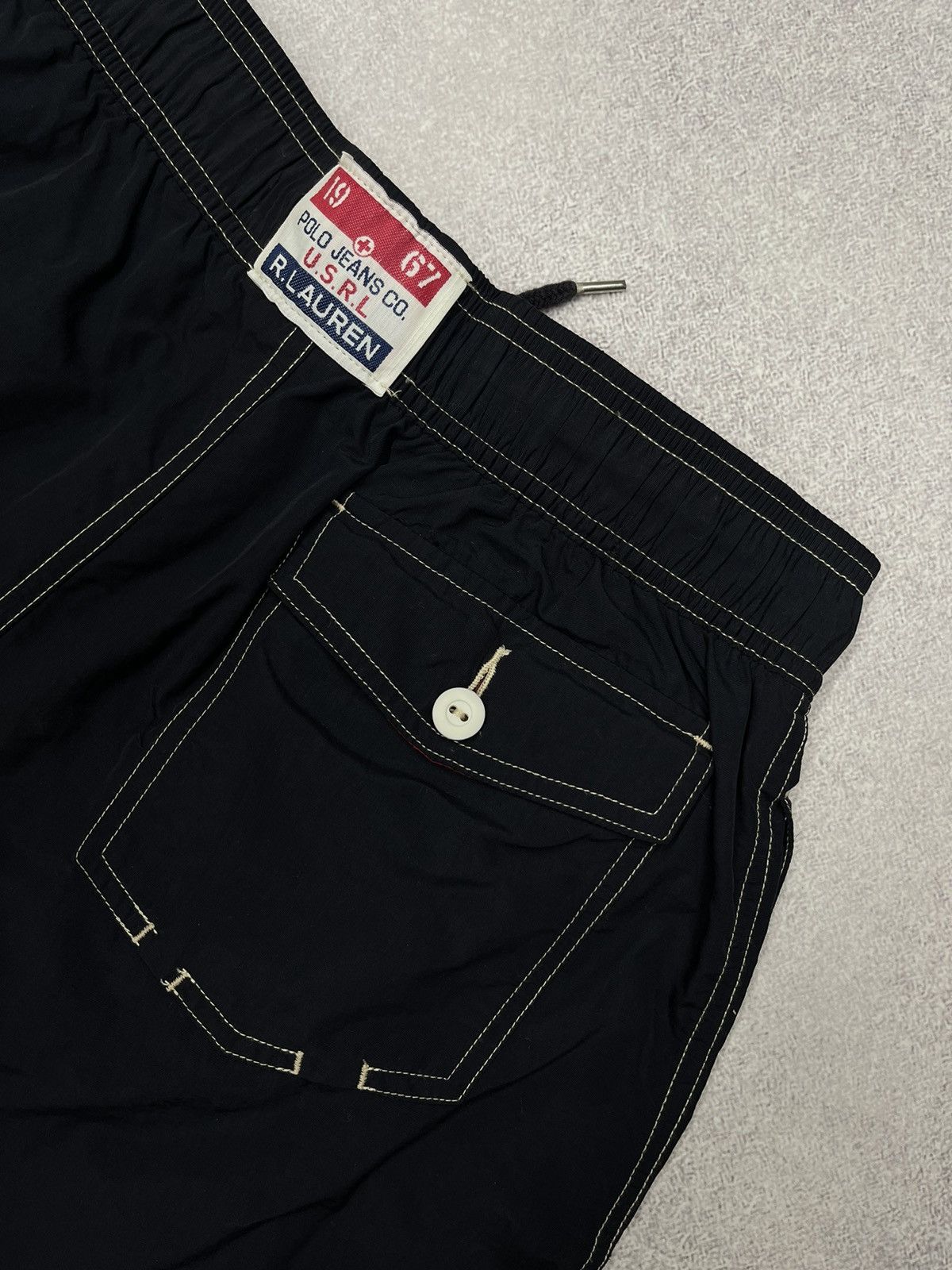 Polo Ralph Lauren Vintage Polo Ralph Lauren Jeans Company Black Shorts Y2K Size US 30 / EU 46 - 6 Thumbnail
