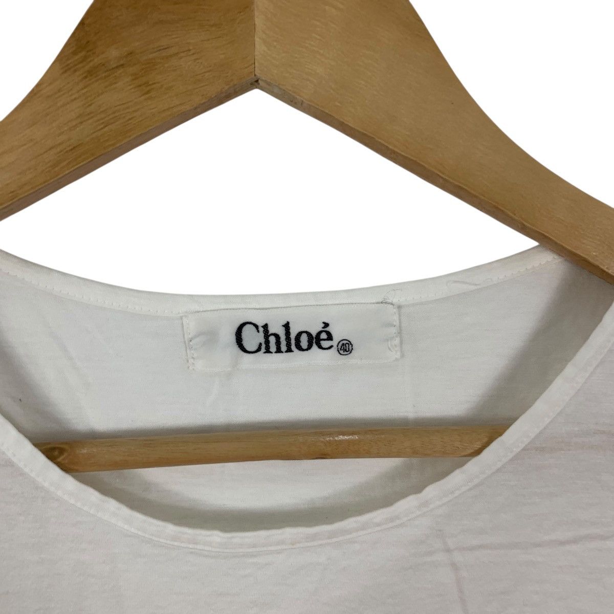 Chloe Vintage CHLOE STELLA MCCARTNEY Era Minimalist Tee Shirt Top Size S / US 4 / IT 40 - 6 Thumbnail