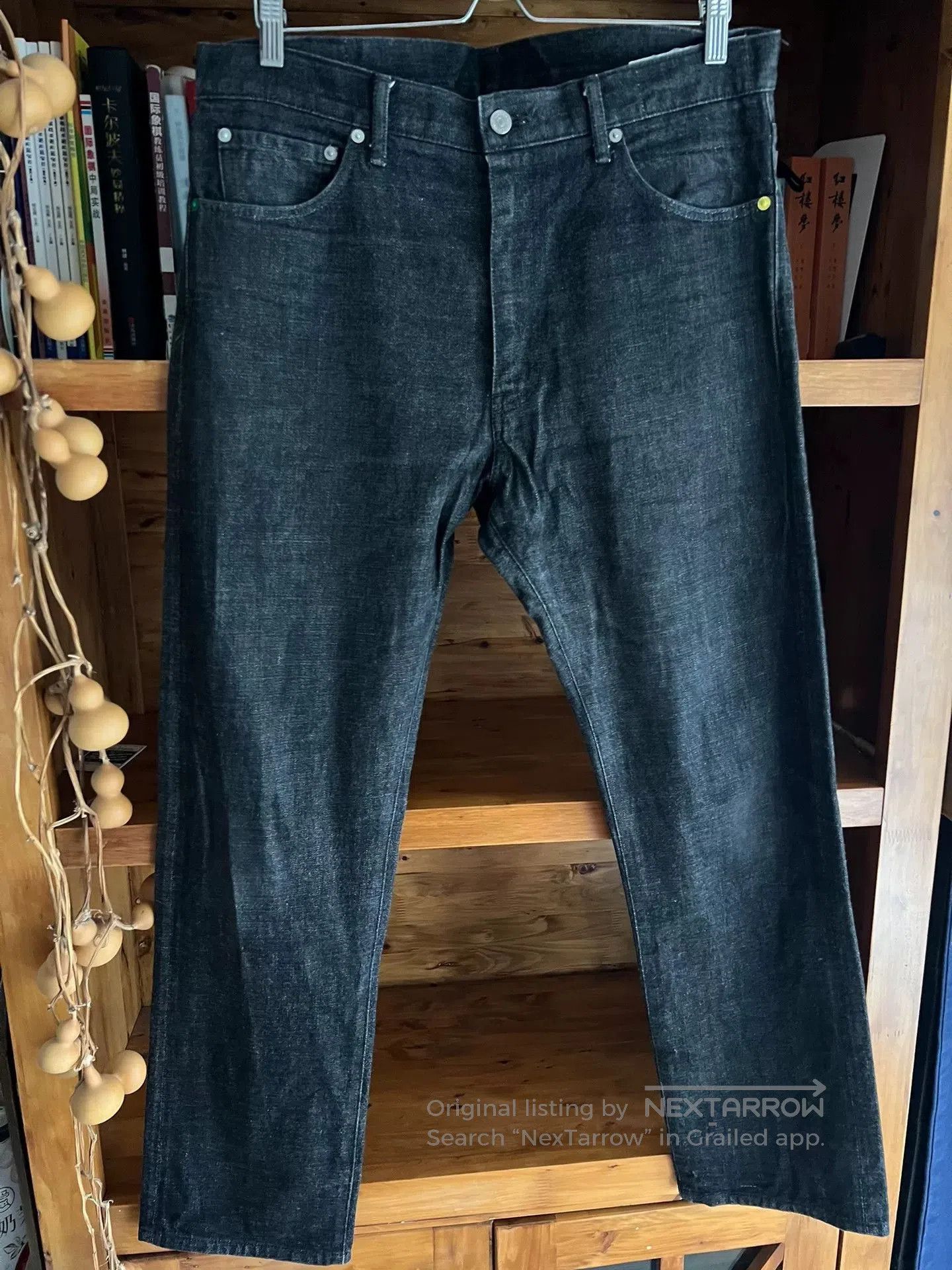 Visvim visvim black denim pants with colorful details. Size US 34 / EU 50 - 2 Thumbnail