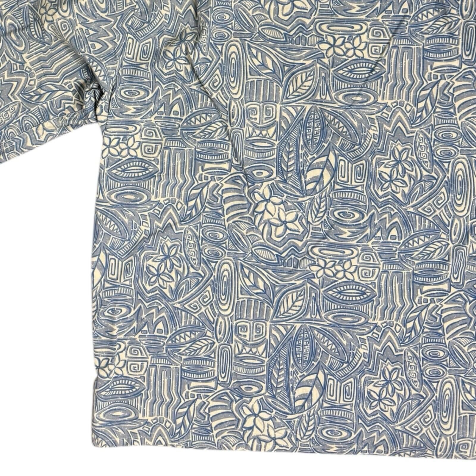Reyn Spooner Vintage Reyn Spooner Reverse Print Hawaiian Shirt XL Tiki Size US XL / EU 56 / 4 - 11 Thumbnail