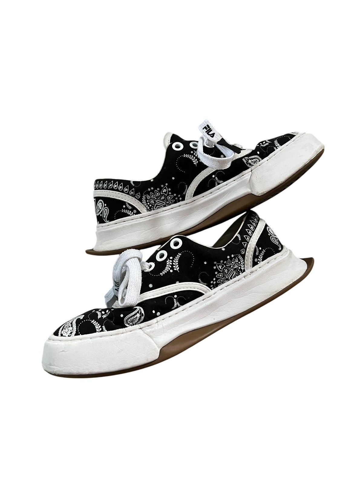 Fila × Maison MIHARA YASUHIRO Fila Fusion x Miharayasuhiro Paisley Sneakers Size US 7 / IT 37 - 8 Thumbnail