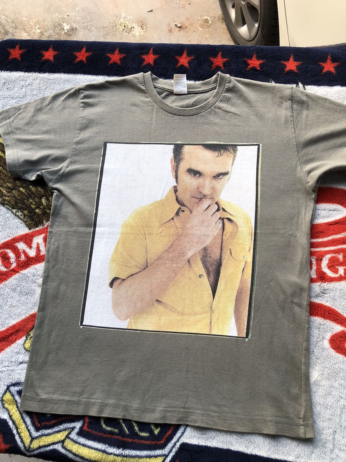 Morrissey Vintage 90's Morrissey Tour Band Tee Size US M / EU 48-50 / 2 - 11 Thumbnail