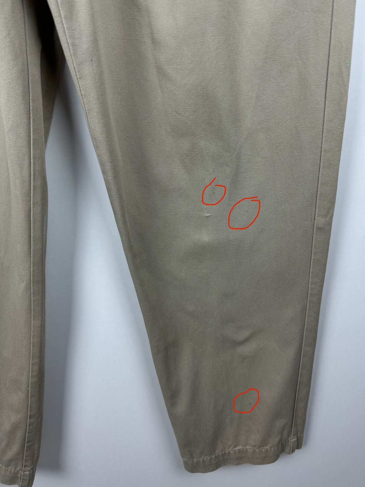 Tommy Hilfiger Vintage Y2K 33x34 Tommy Hilfiger Beige Cotton Chino Pant Size US 33 - 11 Thumbnail