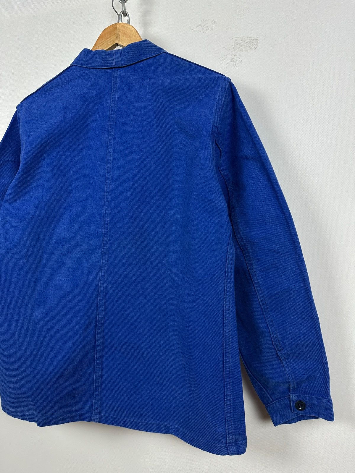 Le Laboureur 80s Vintage Lutteurs French Workwear Sanfor Chore Jacket Size US M / EU 48-50 / 2 - 17 Thumbnail