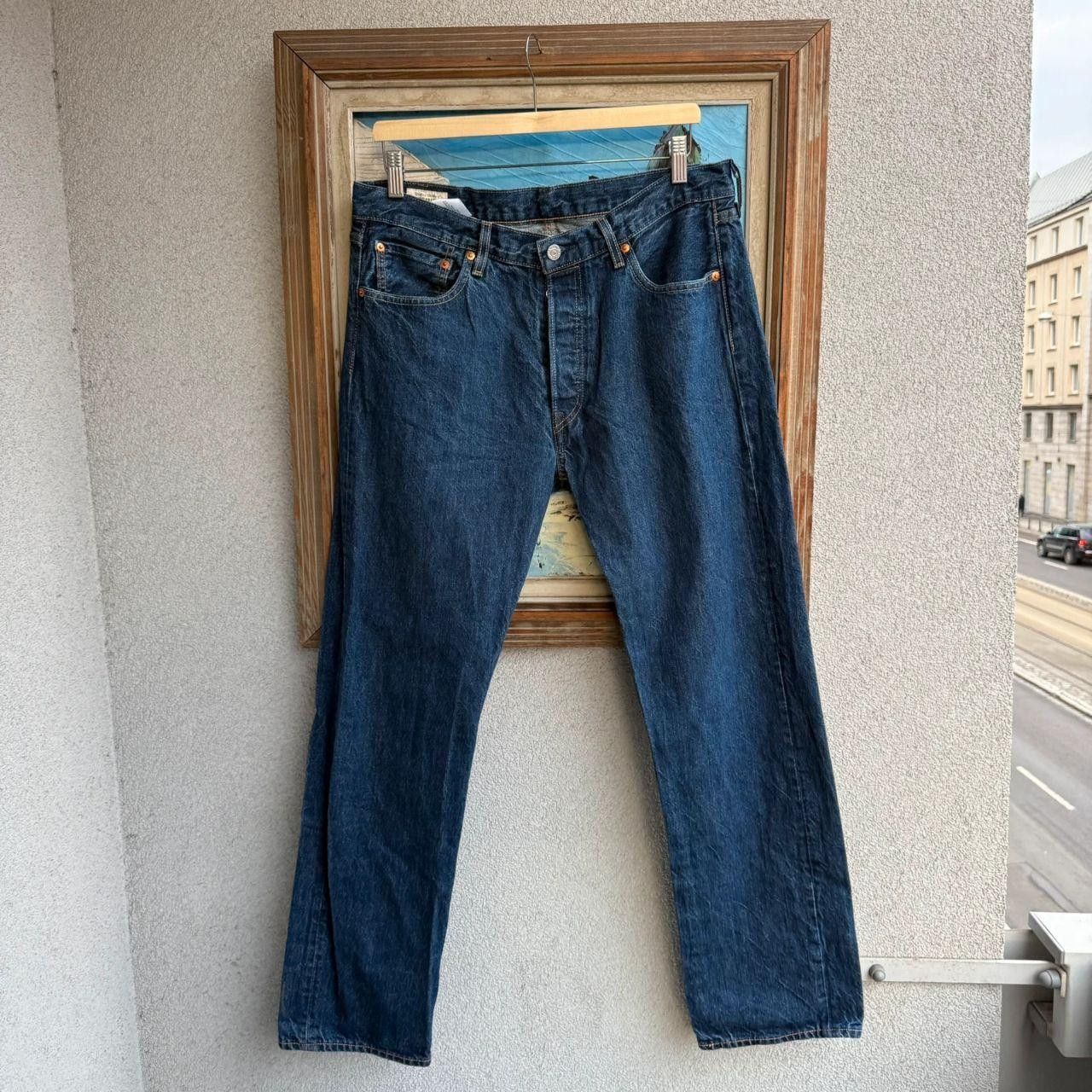 Levi's Levis 501 Jeans Bottoms Navy Blue Size US 32 / EU 48 - 3 Thumbnail