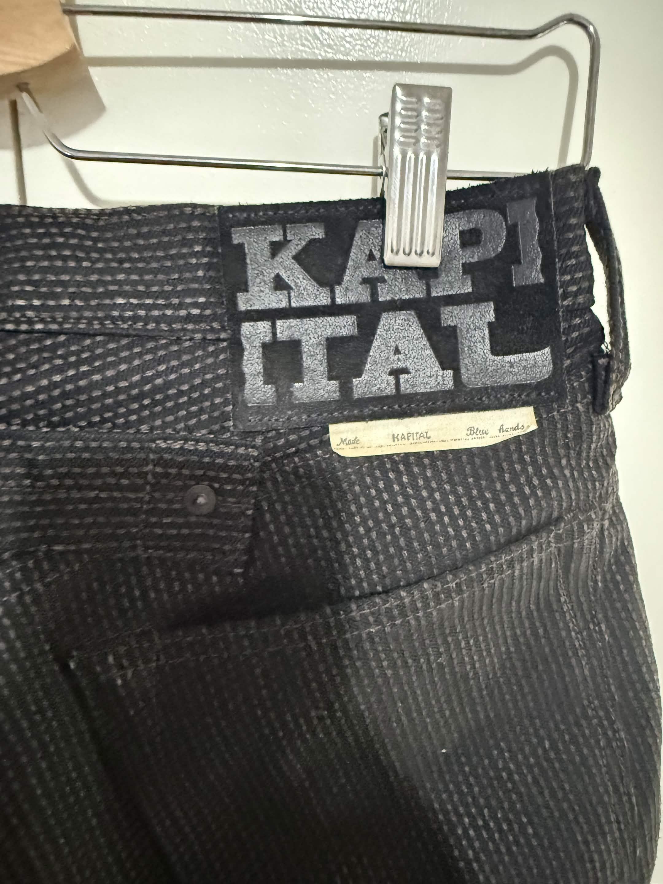 Kapital KAPITAL CENTURY DENIM 5P MONKEY CISCO JEANS MUD/BLACK Size US 32 / EU 48 - 4 Thumbnail