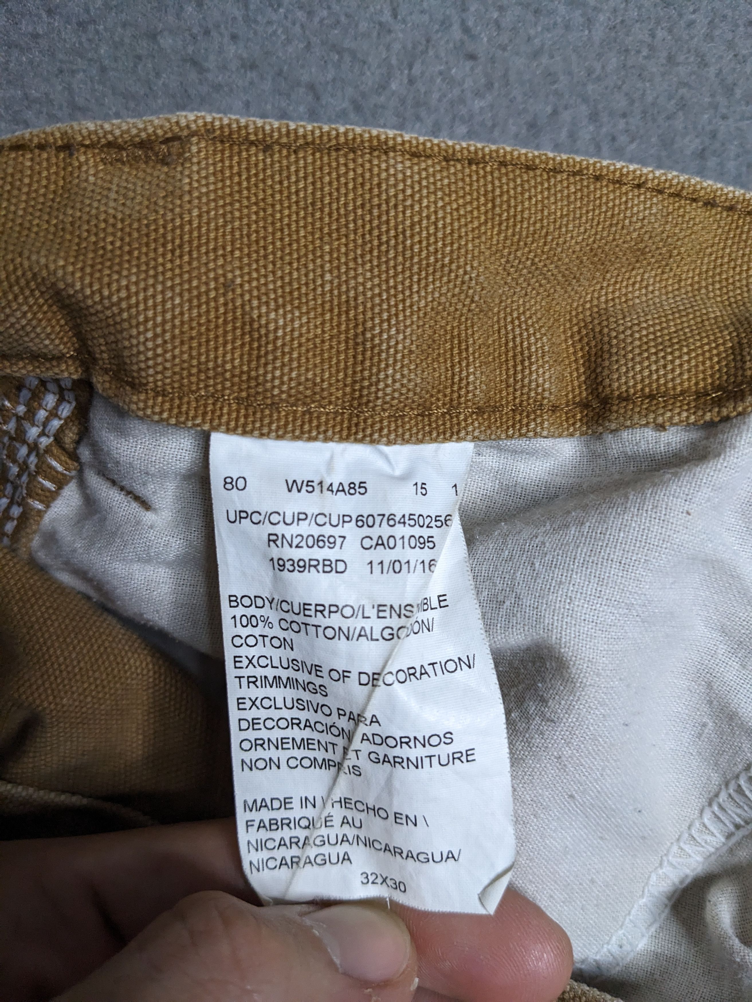 Dickies Dickies Carpenter Pants 30x30 Canvas Baggy Beige Distressed Size US 30 / EU 46 - 9 Thumbnail