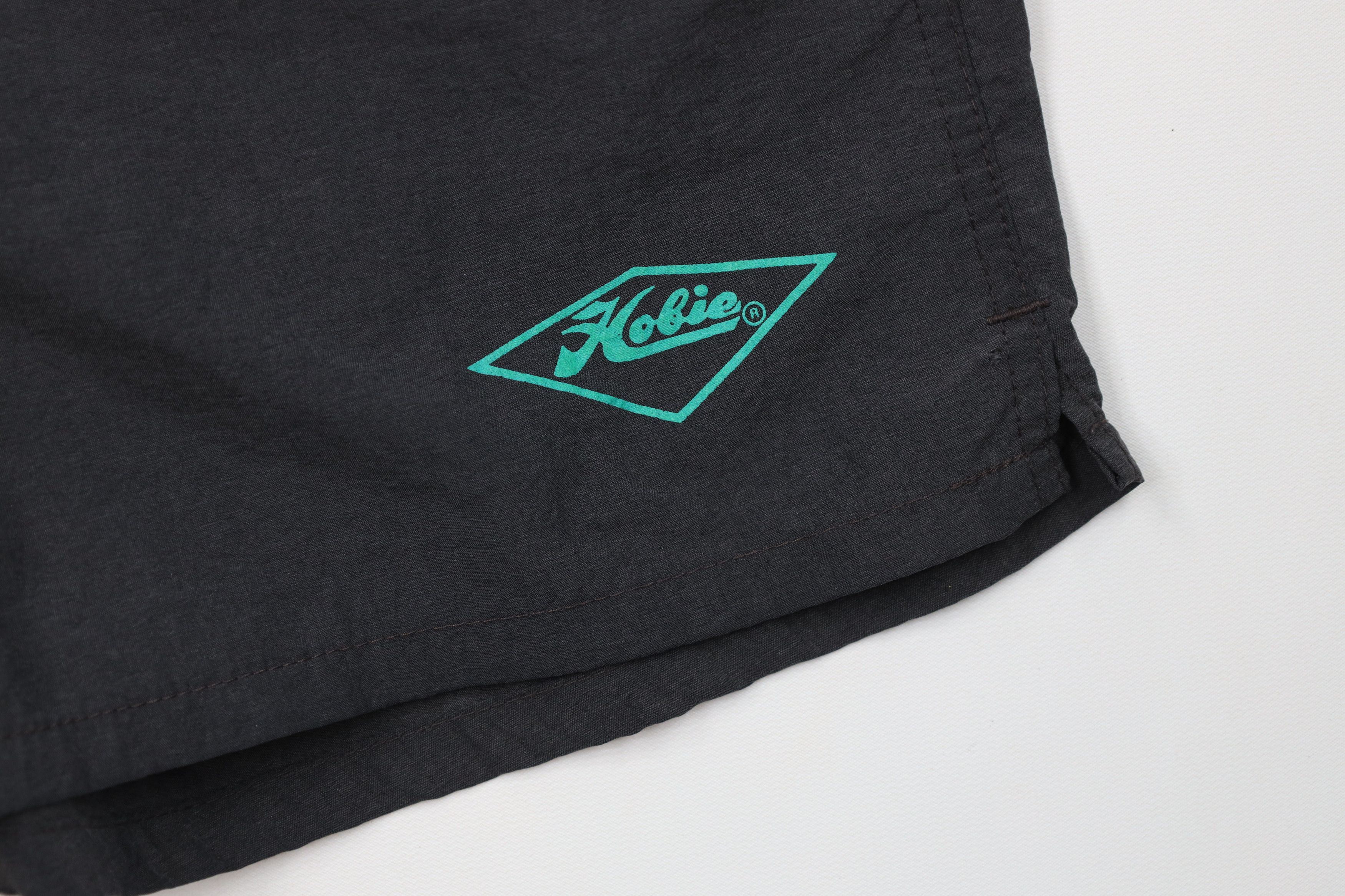 Vintage Vintage 90s Hobie Surfing Out Lined Swim Trunks Shorts Black Size US 36 / EU 52 - 5 Thumbnail