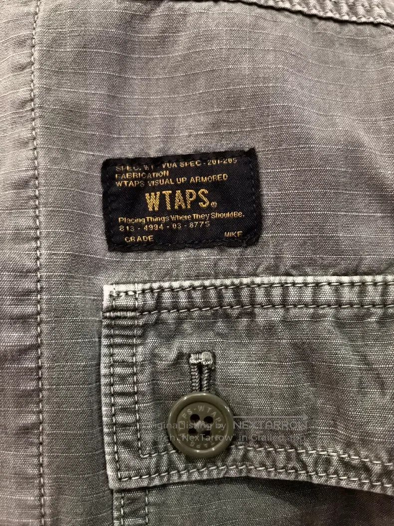 Wtaps Wtaps Wash and wax four bag shirts Size US M / EU 48-50 / 2 - 6 Thumbnail