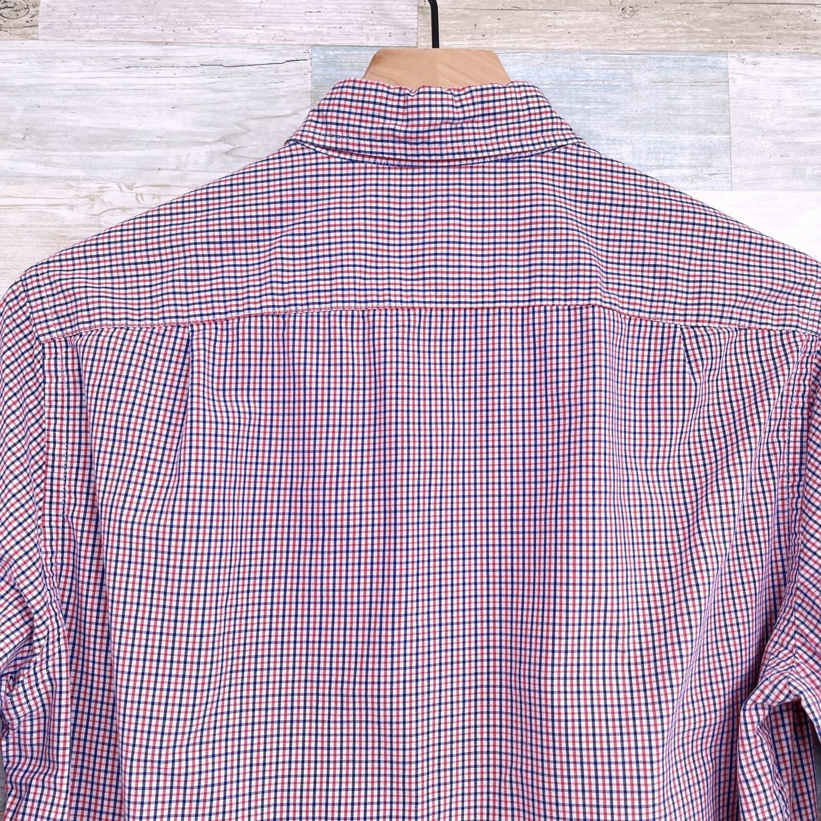 J.Crew J Crew Button Shirt Red Blue Plaid Mens S Size US S / EU 44-46 / 1 - 4 Thumbnail
