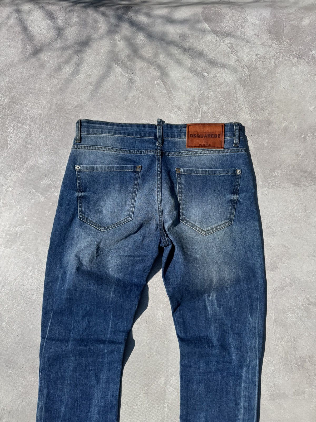Dsquared2 Dsquared2 Distressed Effect Y2k Slim Fit Men's Jeans Size US 32 / EU 48 - 15 Thumbnail