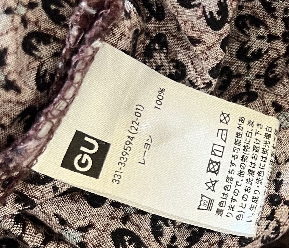 GU GU flowy traditional printed boxy open collar shirt Size US M / EU 48-50 / 2 - 3 Thumbnail