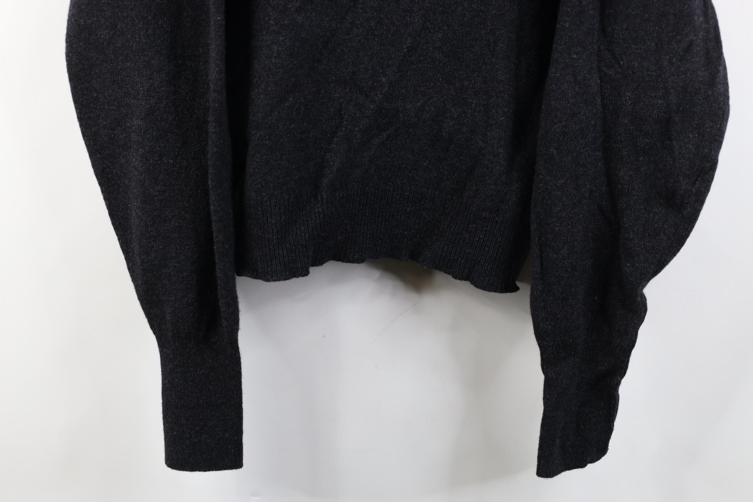 Vintage Vintage 90s Streetwear Blank Lambswool Knit Sweater Gray Size US L / EU 52-54 / 3 - 3 Thumbnail