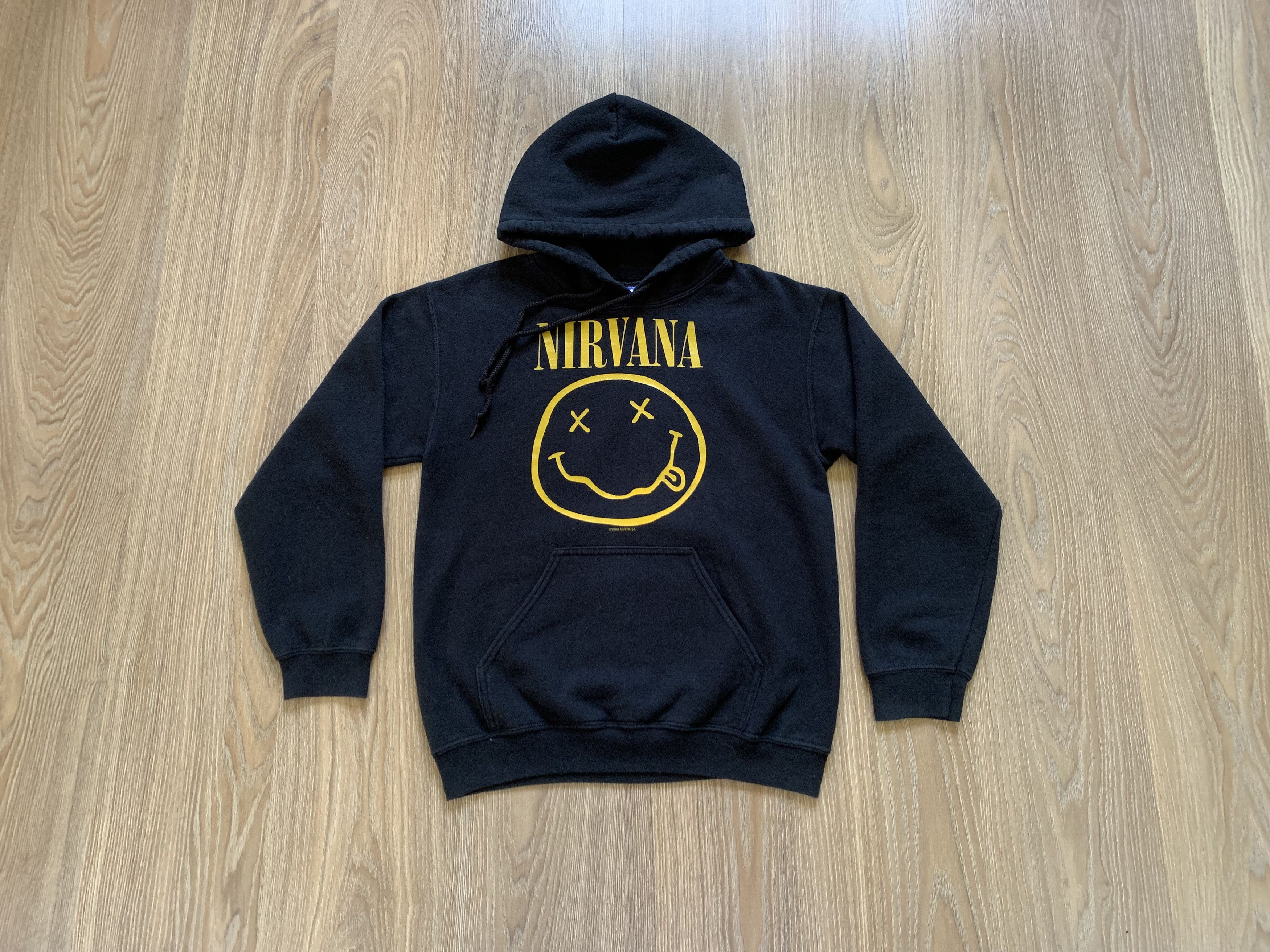 Gildan Nirvana Vintage Big Print Hoodie 19992 Size US S / EU 44-46 / 1 - 1 Thumbnail