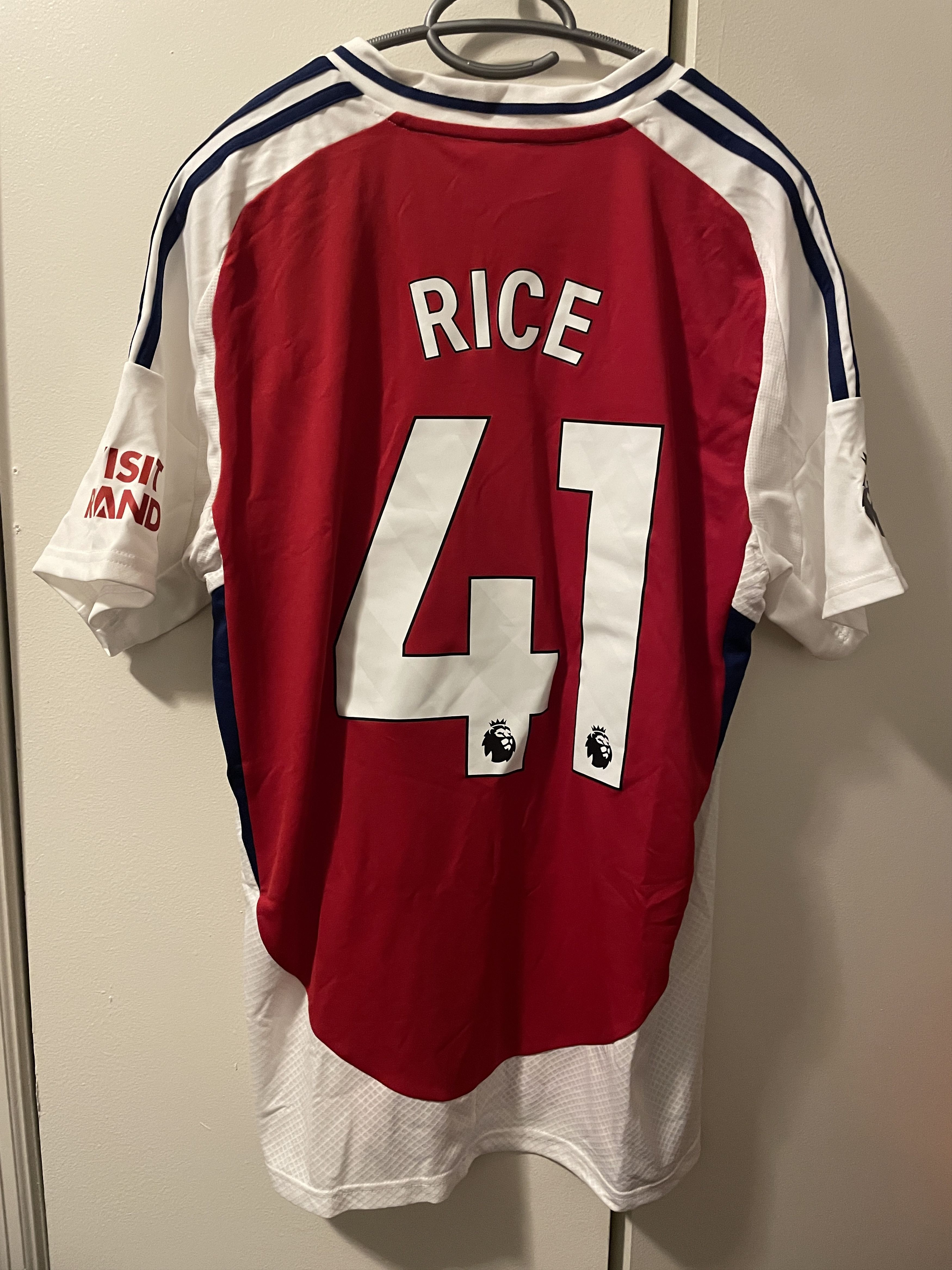 Other (Brand new)Arsenal Declan Rice home jersey w champions leagu Size US L / EU 52-54 / 3 - 2 Thumbnail