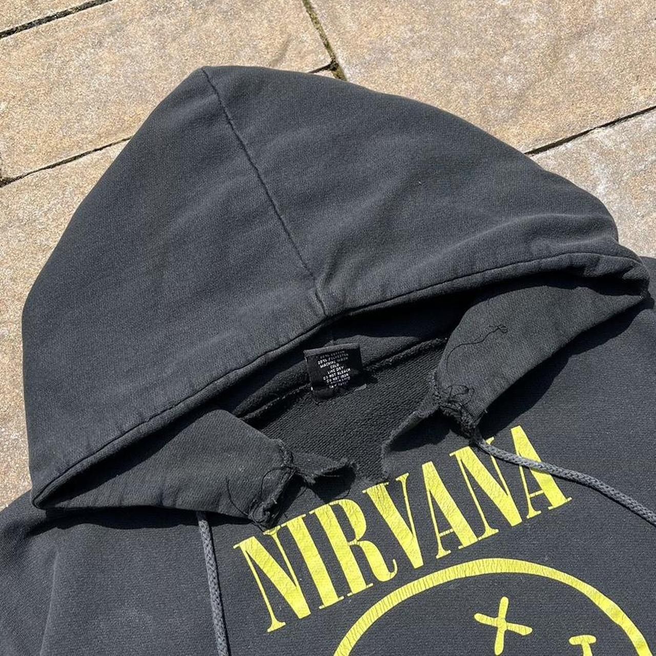 Band Tees × Nirvana × Vintage Vintage Y2K Nirvana Band Music Hoodie Sweatshirt Size US M / EU 48-50 / 2 - 4 Thumbnail
