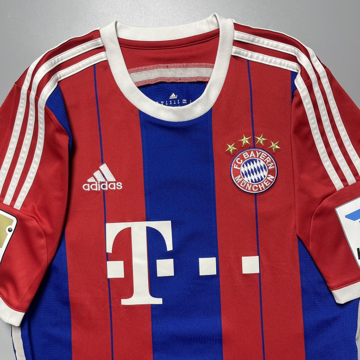 Vintage BAYERN ADIDAS 2014/2015 FOOTBALL HOME JERSEY #10 ROBBEN Size US M / EU 48-50 / 2 - 4 Thumbnail