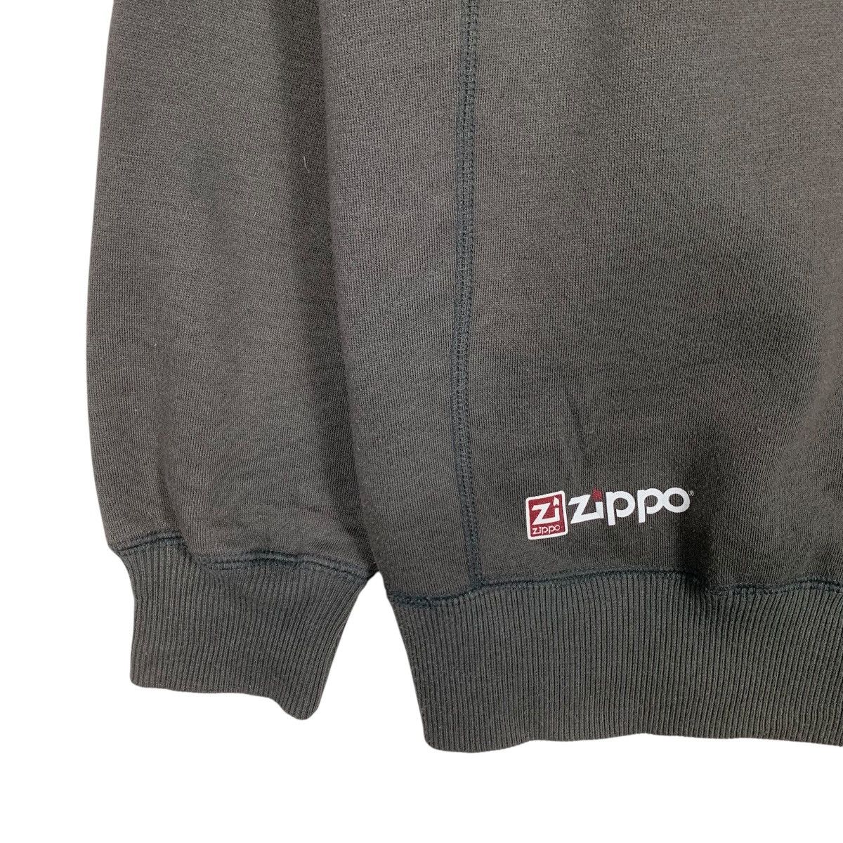 Zippo Vintage 90’s ZIPPO Pullover Hoodie Sweatshirt #3639-C166 Size US L / EU 52-54 / 3 - 8 Thumbnail