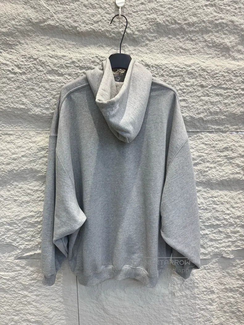 Vetements Vetements Grey Hooded Reverse Pullover Sweatshirt Size US S / EU 44-46 / 1 - 3 Thumbnail