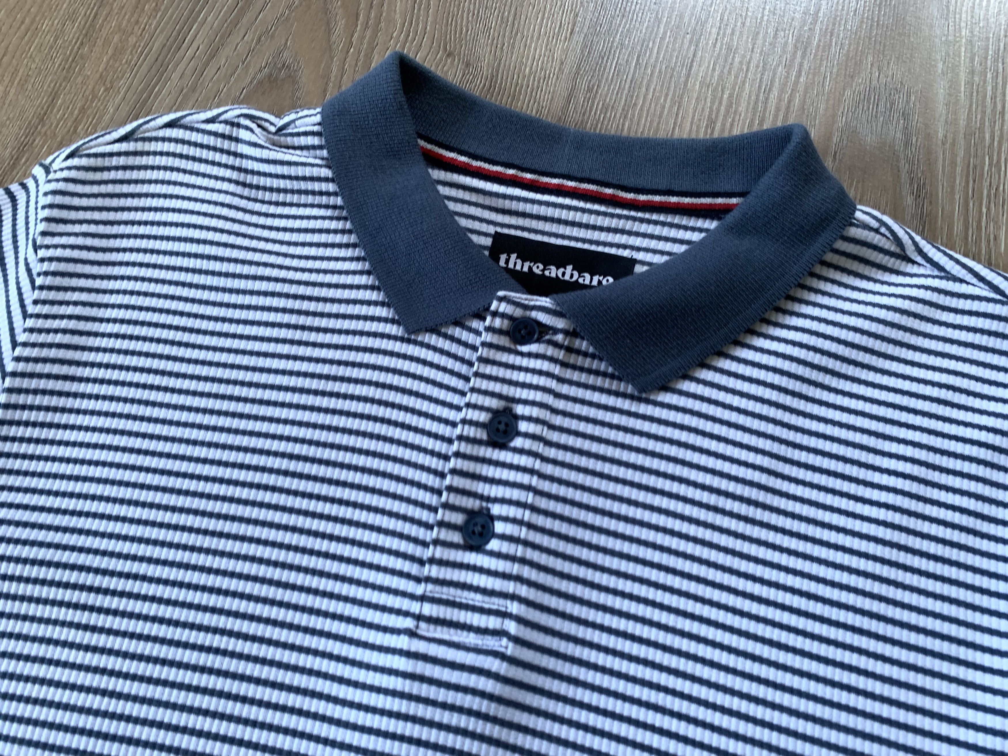 Other Threadbare Stripe Cotton Polo T-Shirt Size US M / EU 48-50 / 2 - 4 Thumbnail