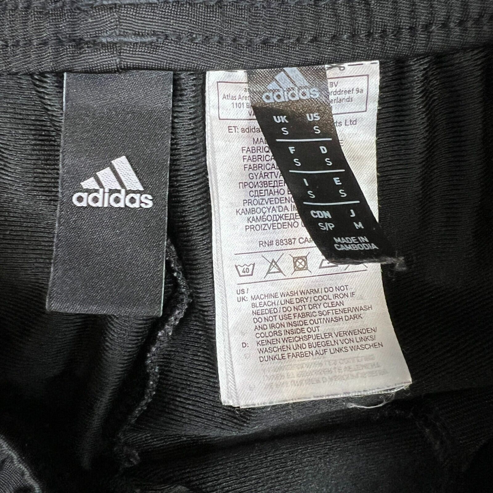 Adidas Adidas Track Pants Small 3 Stripes Spell Out Athletic Jogger Size US 28 / EU 44 - 7 Thumbnail