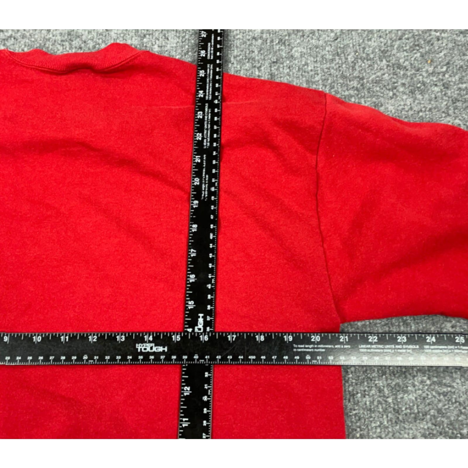 Jerzees VINTAGE Jerzees Christmas Jesus Reason For Season Sweatshirt Adult XL Red Embroidered Size XL / US 12-14 / IT 48-50 - 5 Thumbnail