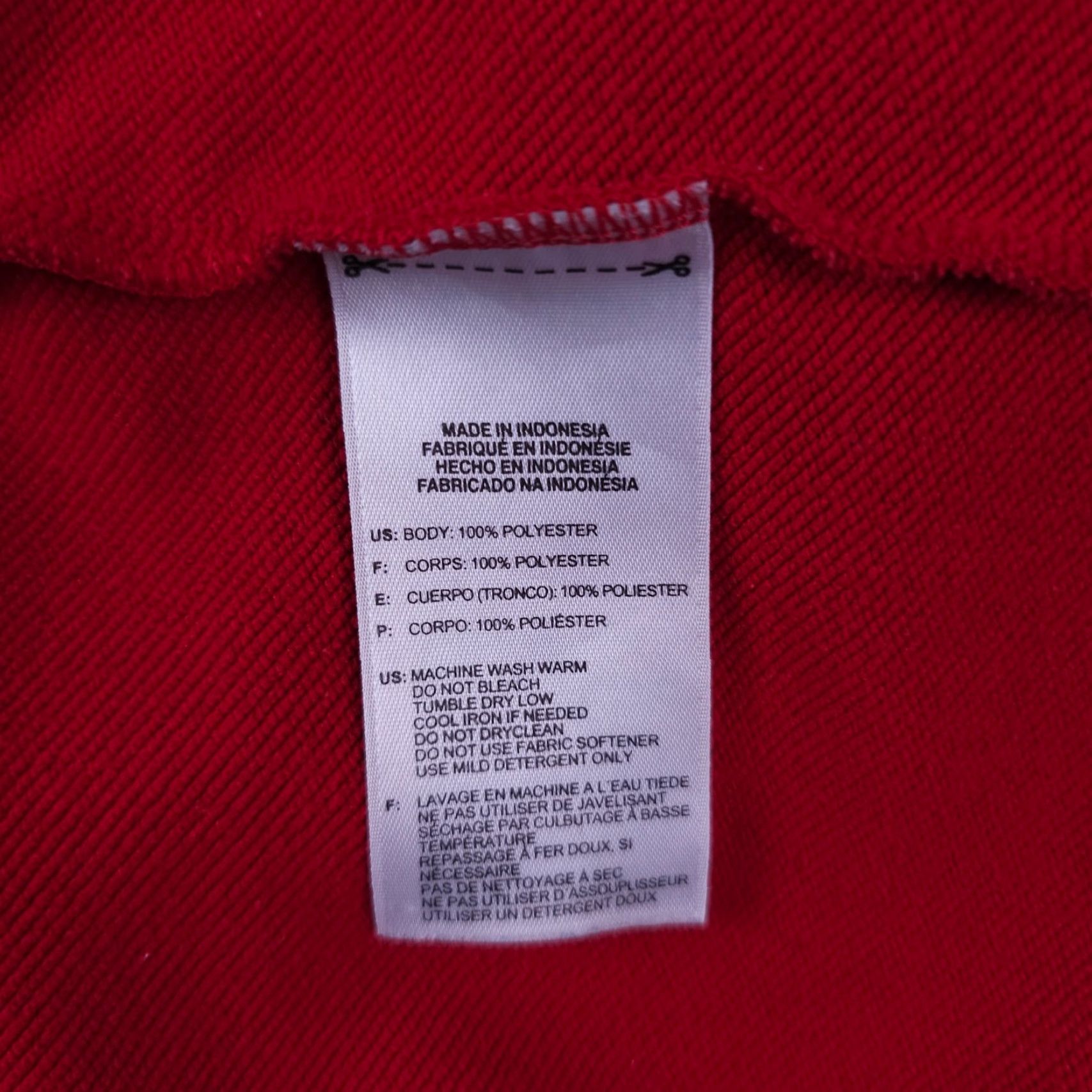 Adidas Adidas Pullover Mens M Red 1/4 Zip Fleece Sweatshirt Performance Outdoors Sports" Size US M / EU 48-50 / 2 - 4 Thumbnail