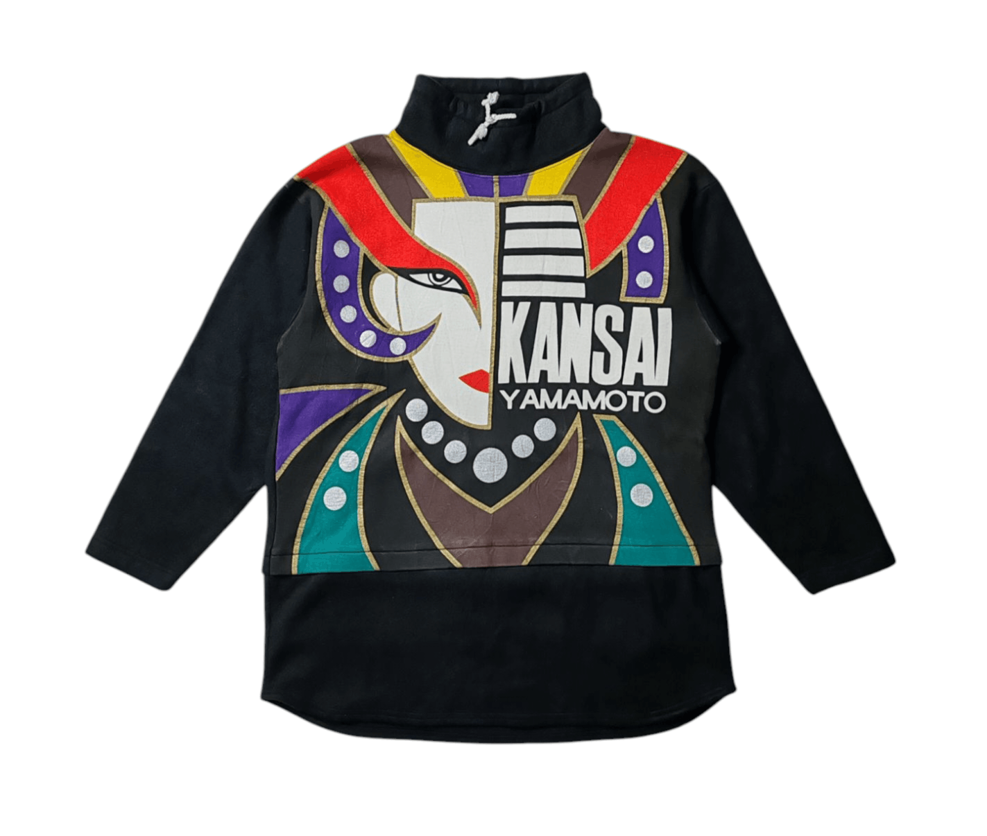 Kansai Yamamoto KANSAI YAMAMOTO Vintage 80s 90s Fleece Sweater size M to L Size US M / EU 48-50 / 2 - 1 Thumbnail