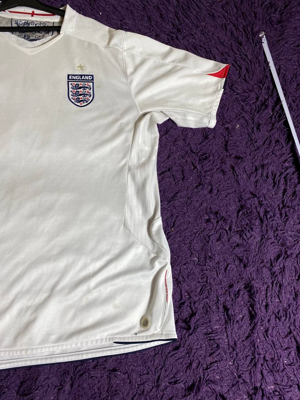 Umbro × Vintage Vintage Umbro England Soccer Jersey Polo T Shirt Size US XXL / EU 58 / 5 - 21 Thumbnail