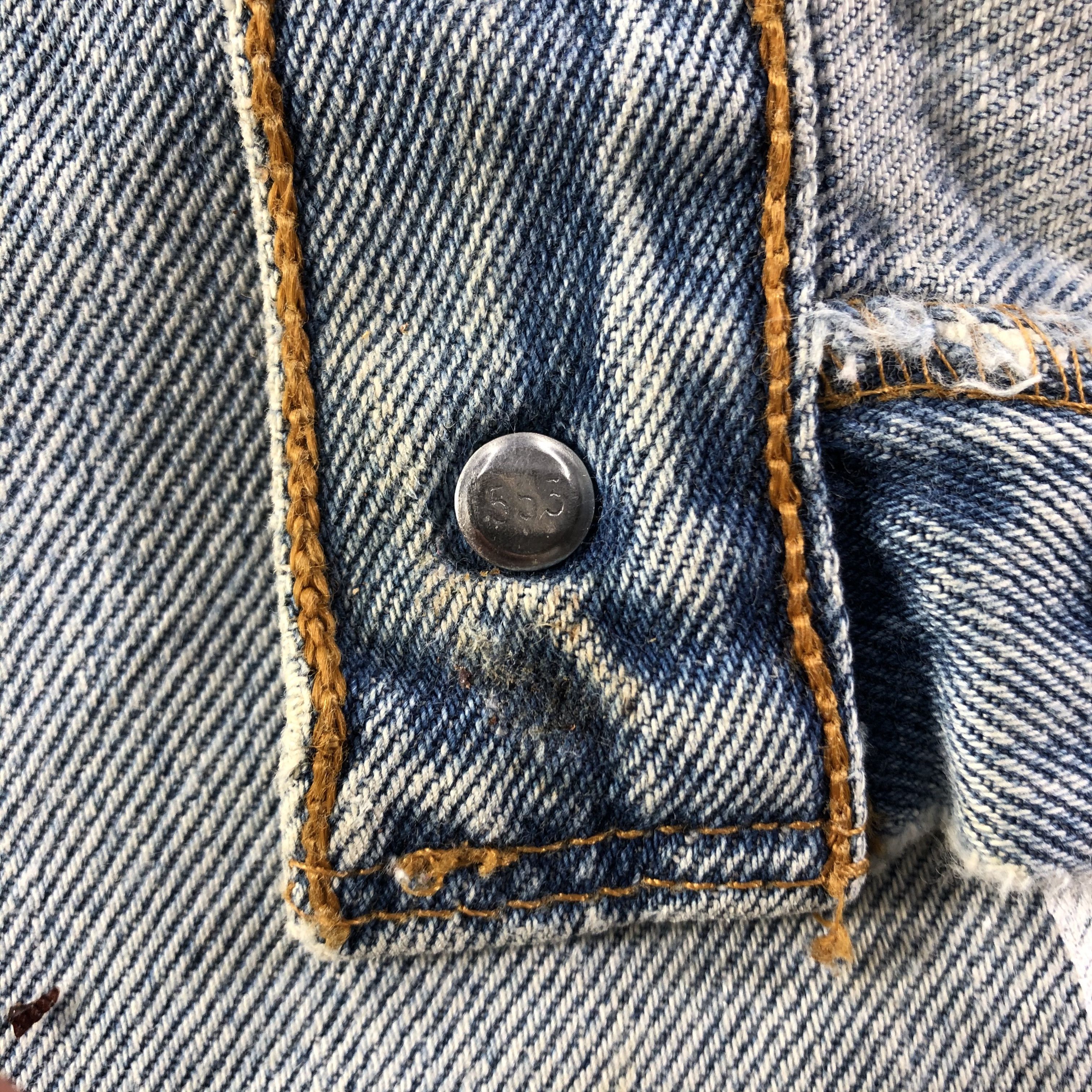 Levi's Vintage 90s Distress Levis 501 Jeans-JM3301 Size US 33 - 10 Thumbnail