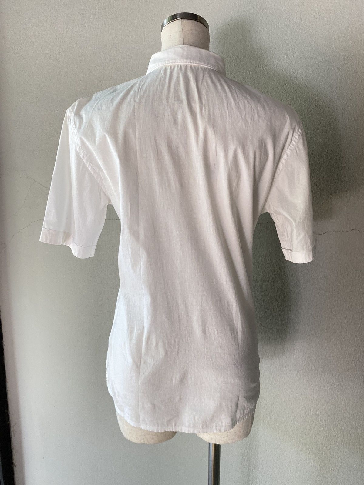 Zucca ZUCCA White Short-Sleeve Shirt Size US M / EU 48-50 / 2 - 9 Thumbnail