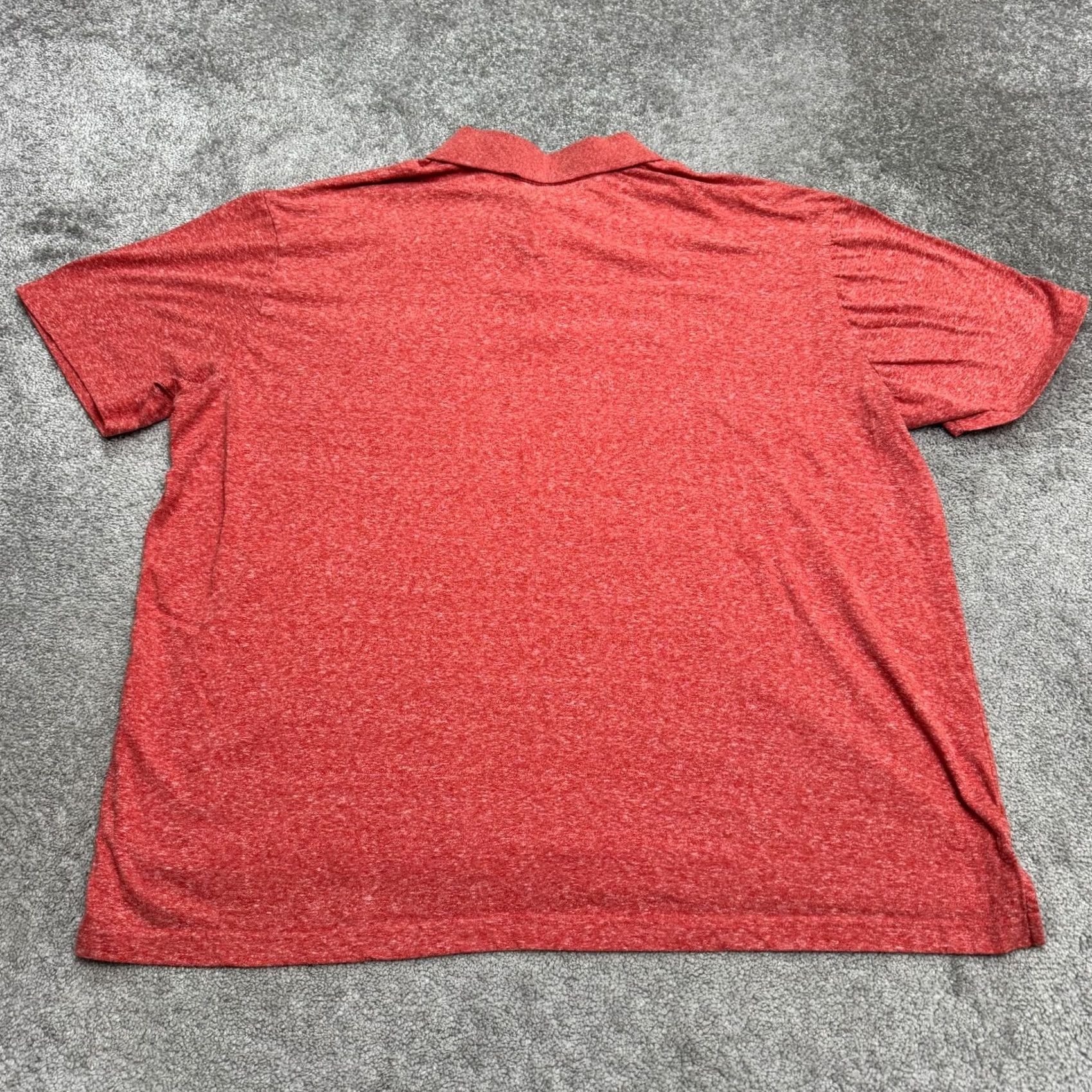 Vintage Foundry Shirt Mens 3XL Red The Supply Polo Heather Short Sleeve Pocket Casual Size US XXL / EU 58 / 5 - 2 Thumbnail