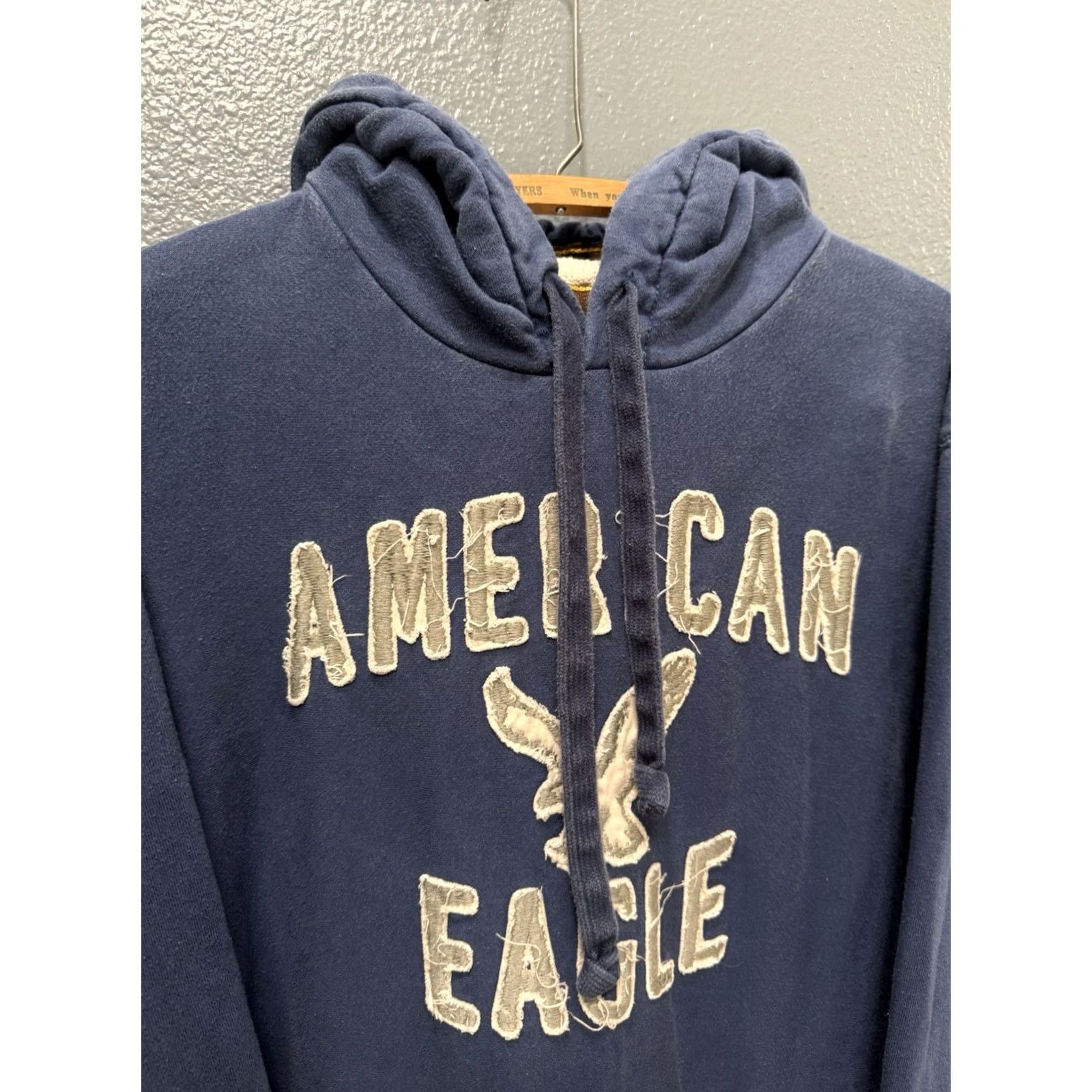 American Eagle Outfitters Y2K American Eagle Outfitters Thermal Hood Blue Men’s Hoodie 2XL Pullover Mens Blue Thermal Hoodie 2XL Size US XXL / EU 58 / 5 - 4 Thumbnail