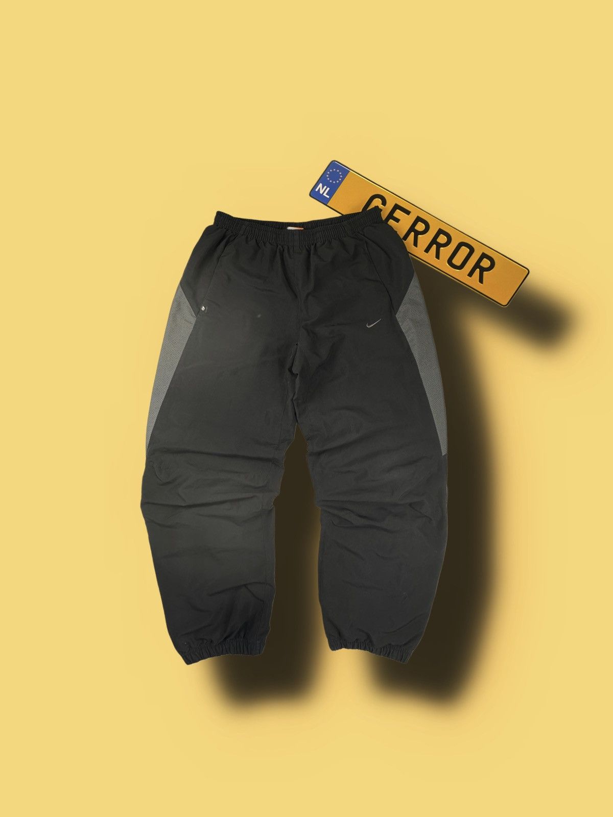 Nike × Vintage NIKE VINTAGE BASIC LOGO OVERSIZE BAGGY PANTS Size US 34 / EU 50 - 1 Thumbnail