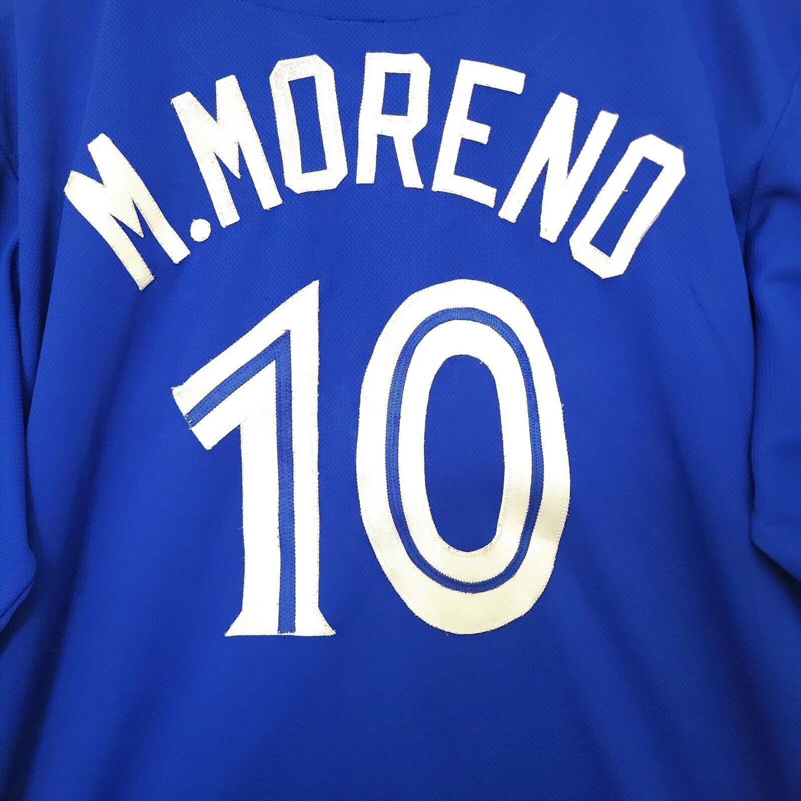 Other Vintage Toronto Blue Jays Baseball Jersey 10 MORENO XL Rare Size US XL / EU 56 / 4 - 7 Thumbnail