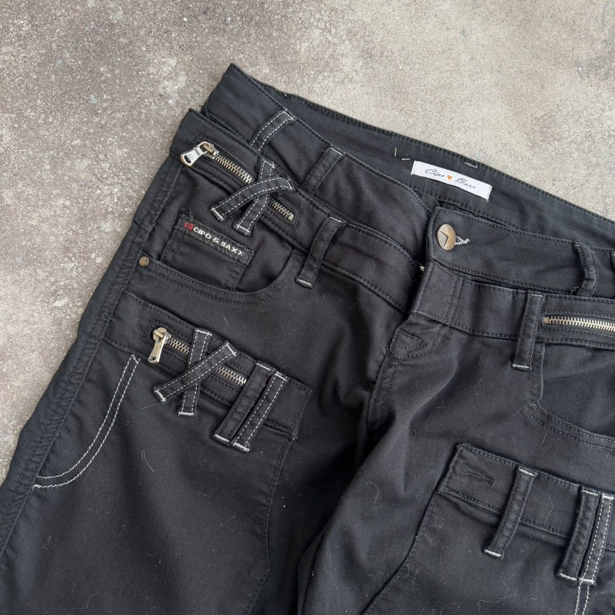 20471120 × Japanese Brand Avant Garde Vintage Y2K Black Gothic Jeans Size 30" / US 8 / IT 44 - 3 Thumbnail