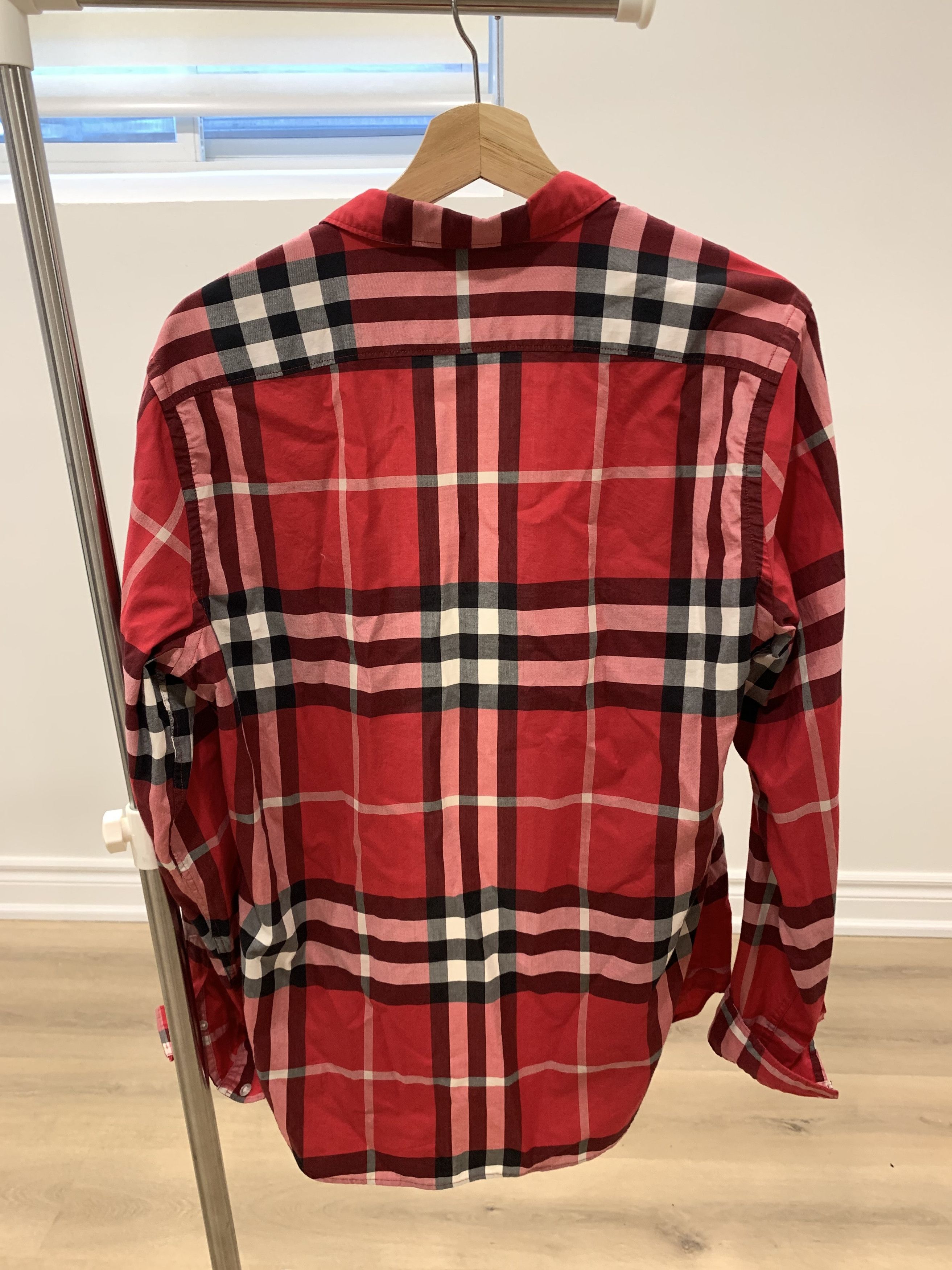 Burberry Burberry Cotton Shirt Size US M / EU 48-50 / 2 - 1 Thumbnail