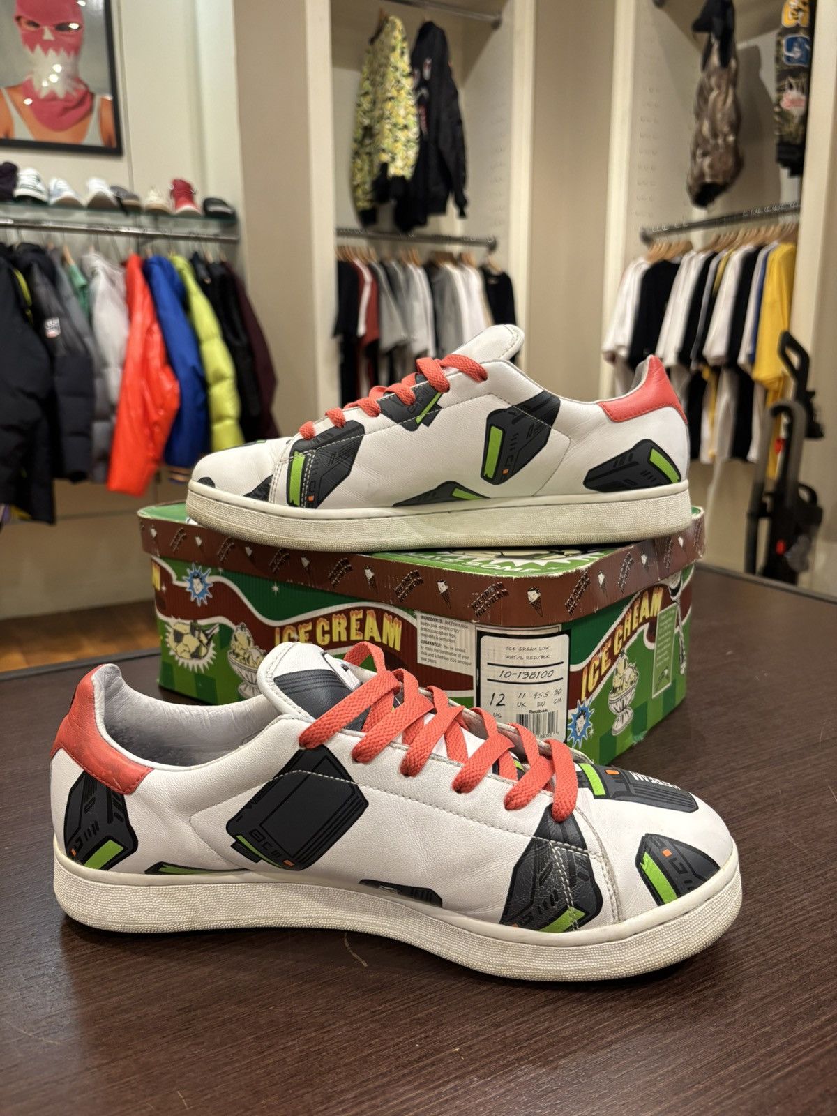 Billionaire Boys Club × Icecream × Reebok Reebok X Billionaire Boys Club Beeper Ice Cream Low Size US 12 / EU 45 - 2 Thumbnail