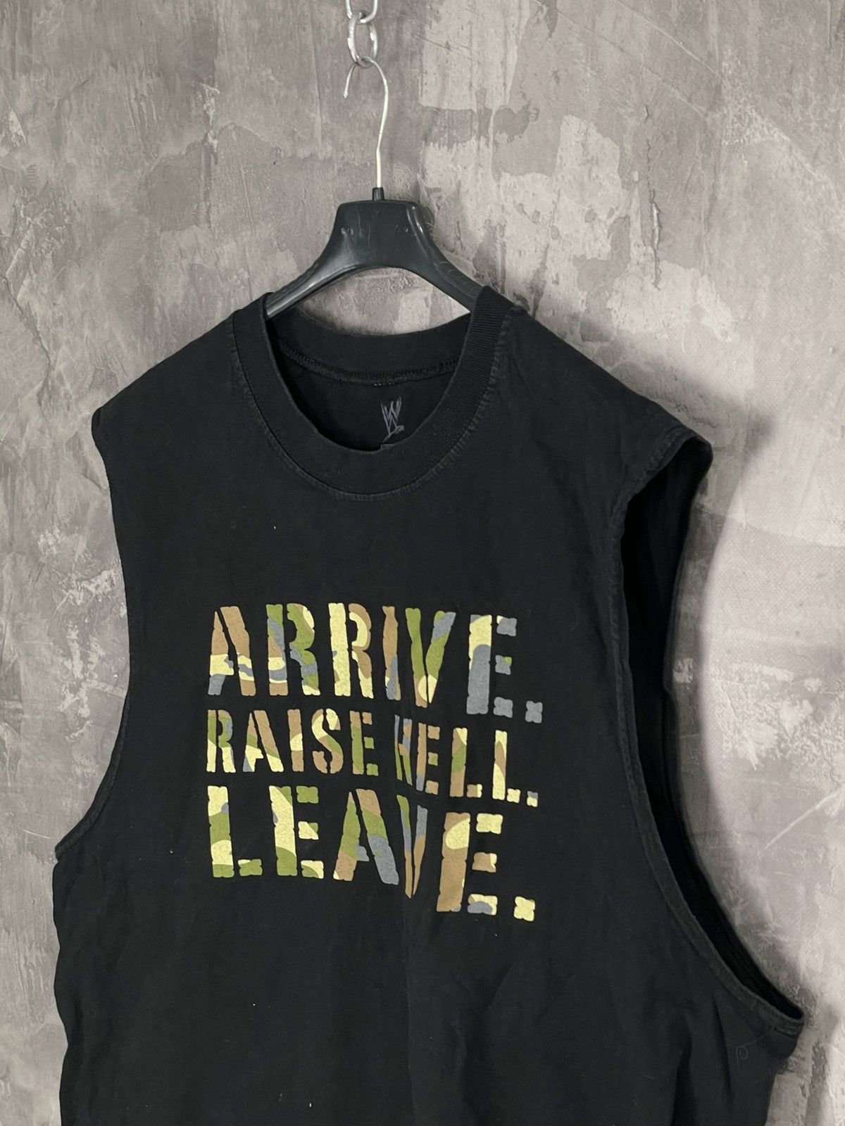 Vintage × WWE × WWF Vintage WWE WWF Wrestling T-Shirt Stone Cold 2001 Skull Size US XXL / EU 58 / 5 - 7 Thumbnail