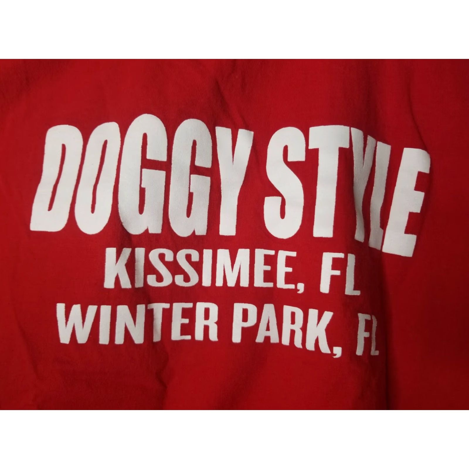 Doublet VINTAGE Alstyle Funny Graphic Tee T-Shirt Mens XL Double-Sided Red 90s Size US XL / EU 56 / 4 - 4 Thumbnail