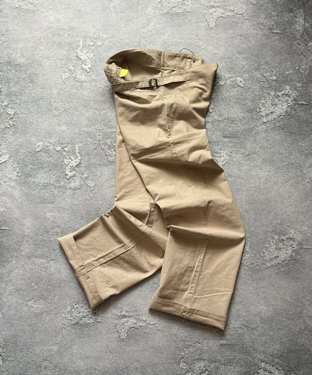 Mandarina Duck × Vintage Mandarina duck 🦆 46IT beige relaxed pant trouser chino Size 32" / US 10 / IT 46 - 14 Thumbnail